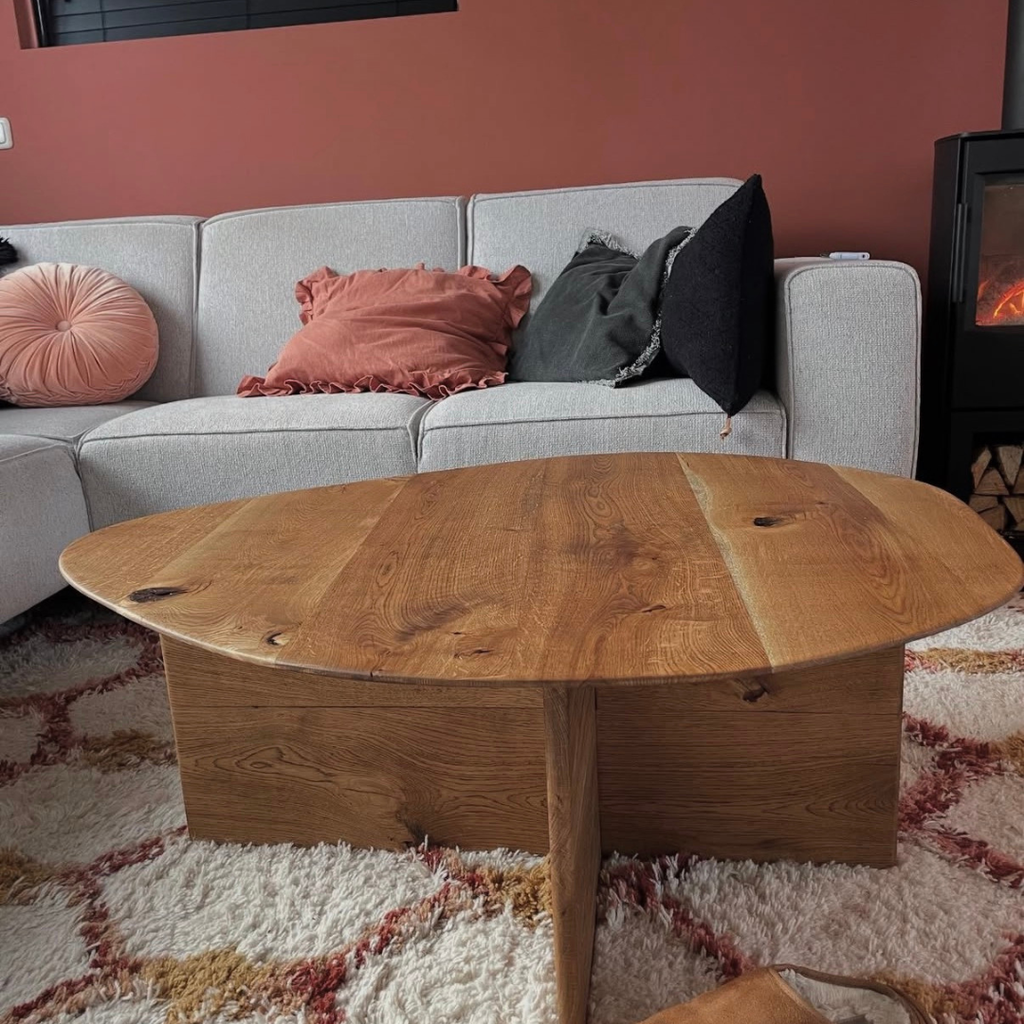 Kiezelvormige Salontafel